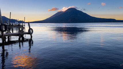 Lago de Atitlan, Sololá, Guatemala, Centro America.