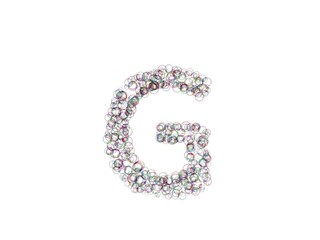 Bubble Themed Font Letter G