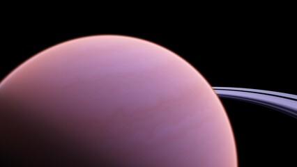planet suitable for colonization, earth-like planet in far space, planets background 3d render