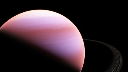 planet suitable for colonization, earth-like planet in far space, planets background 3d render