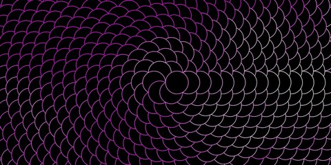 Dark Purple, Pink vector template with circles.