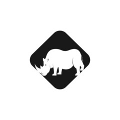 rhino illustration for wildlife day