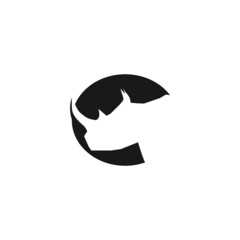 rhino illustration for wildlife day