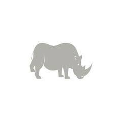 Obraz na płótnie Canvas rhino illustration for wildlife day