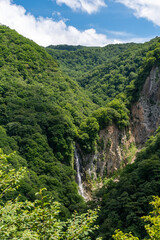Fototapeta na wymiar 志賀高原の澗満滝
