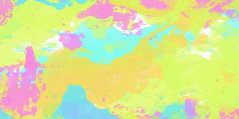Obraz premium watercolor hand painted background. Watercolor background in blue and green colors. Abstract watercolor paint background by teal color blue and green with liquid fluid texture for background.