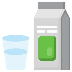 MILK flat icon,linear,outline,graphic,illustration