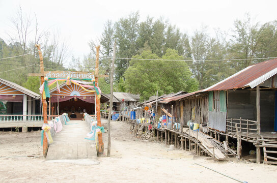 Slow life in an Small village near Salantan Pier, in Ko Lanta Island