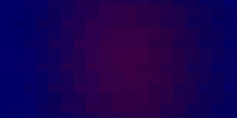 Light Pink, Blue vector backdrop with rectangles.