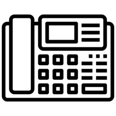 TELEPHONE line icon,linear,outline,graphic,illustration