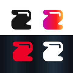 Fototapeta premium Letter Z Creative Unique Modern Vector Logo Design