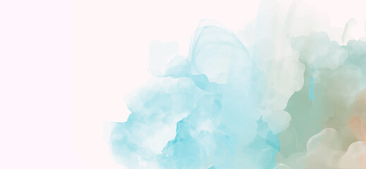 Hand painted abstract color background, vector illustration