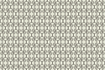 Elegant abstract floral ornament. Seamless pattern for background, wallpaper, textile printing, packaging, wrapper, etc.