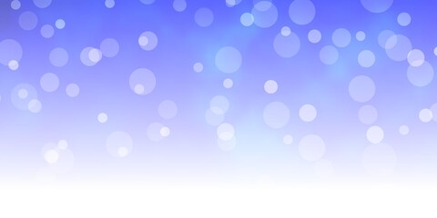 Dark BLUE vector background with circles.