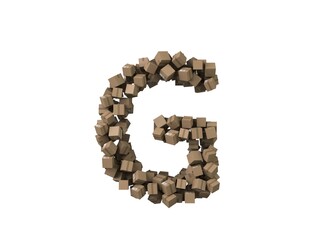 Package Themed Font Letter G