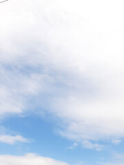 blue sky with clouds