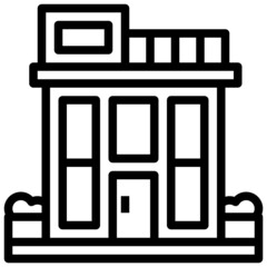 PENTHOUSE line icon,linear,outline,graphic,illustration