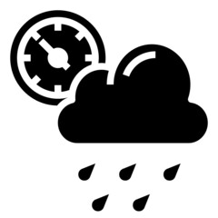 PRESSURE glyph icon,linear,outline,graphic,illustration