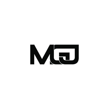 mgj letter original monogram logo design