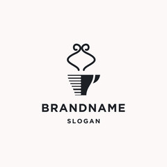 Coffe logo icon design template