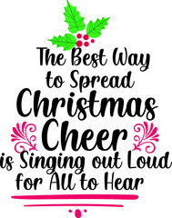 Christmas T-shirt and SVG Design
