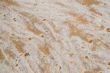 Abstract color sand texture at kaolin mine