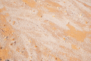 Abstract color sand texture at kaolin mine