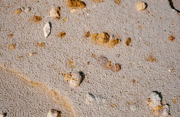 Abstract color sand texture at kaolin mine