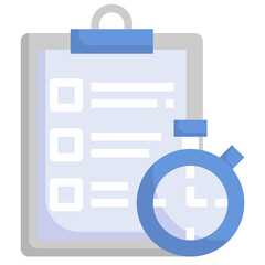 DEADLINE flat icon,linear,outline,graphic,illustration