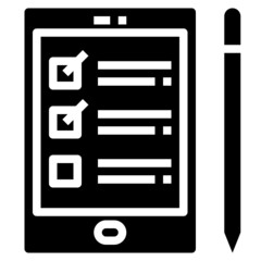 TO DO LIST glyph icon,linear,outline,graphic,illustration