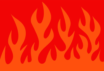 Simple background with orange flame pattern	