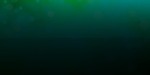 Light Green vector backdrop with circles.