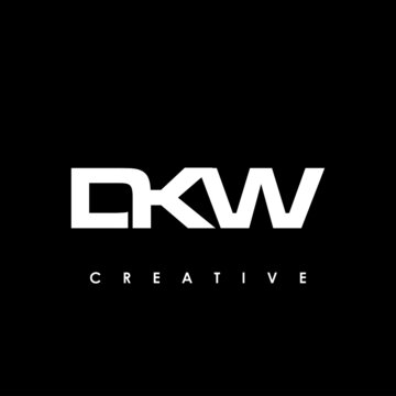 DKW Letter Initial Logo Design Template Vector Illustration