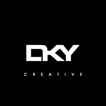 DKY Letter Initial Logo Design Template Vector Illustration