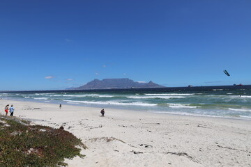 Table Mountain from Blouberg Beach