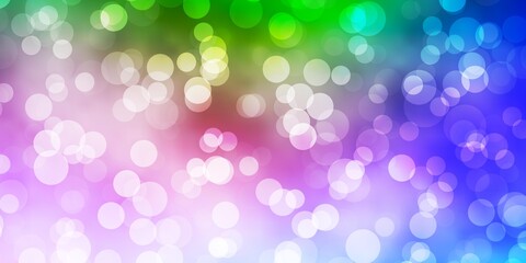 Light Blue, Red vector backdrop with dots.