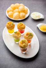 Panipuri shot or Golgappa Shots