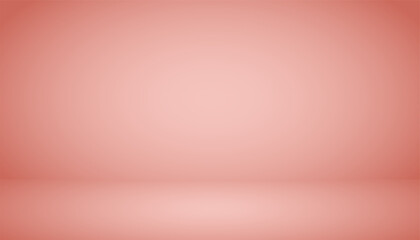Abstract background. The studio space is empty. With a smooth and soft pink color