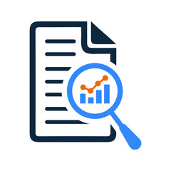 Marketing, analysis, report icon. vector design.