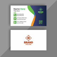 professional, creative, modern, luxury corporate minimal, and trendy business card design template