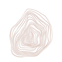 Obraz premium Organic Shape Linear Doodle Illustration