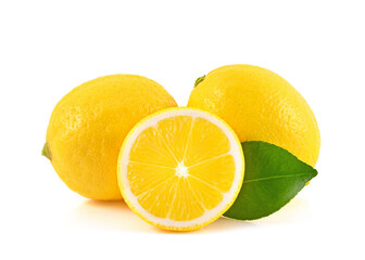 lemon isolated on white background