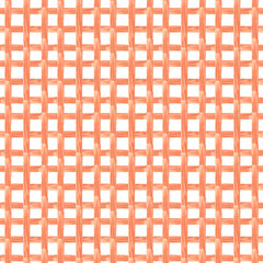 Orange Cell, seamless pattern. Flip background, brush strokes.