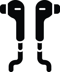Earphone Vector Icon Design Illustration