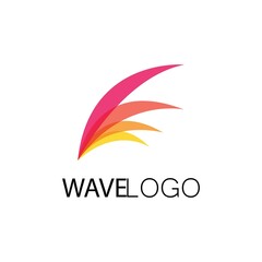 Fototapeta na wymiar Wave Logo collection for any purpose of business, vector icon template symbol and design