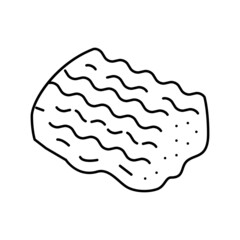 minced meat line icon vector illustration