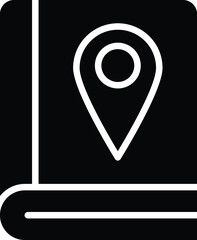 Book map Vector Icon Design Illustration