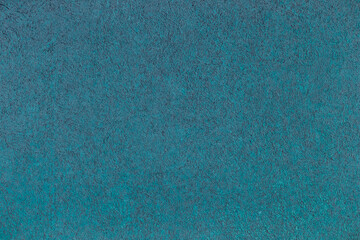 Aquamarine turquoise azure plaster wall abstract pattern texture coarse surface background rough stucco