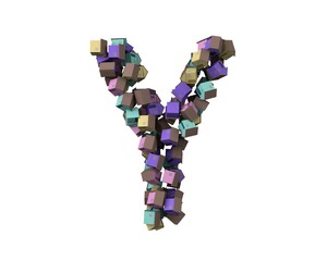 House Themed Font Letter Y