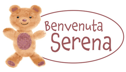 Orsetto benvenuto femmina